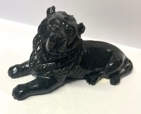 Löwe aus Edelserpentin Löwe aus Edelserpentin