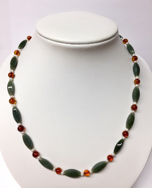 Kette Edelserpentin