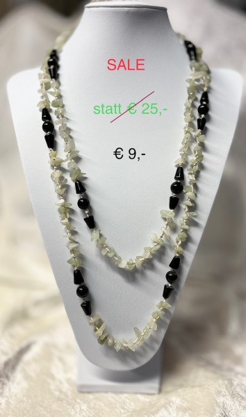 SALE Kette Jade und Onxy