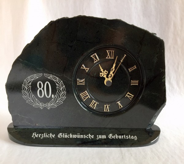 Uhr aus Edelserpentin