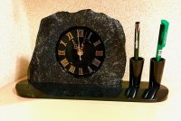 Edelserpentinuhr Edelserpentinuhr