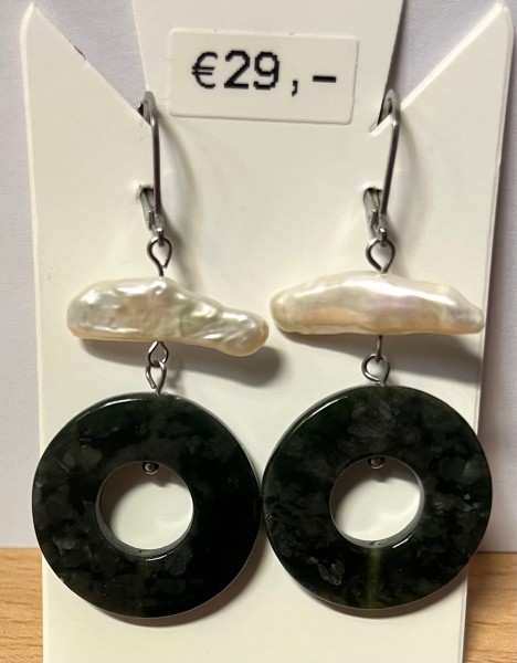 Edelserpentinohrringe