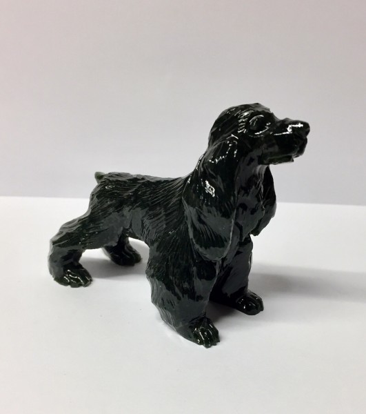 Hund aus Edelserpentin