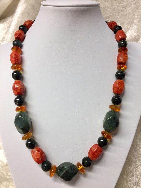 Kette mit Edelserpentin