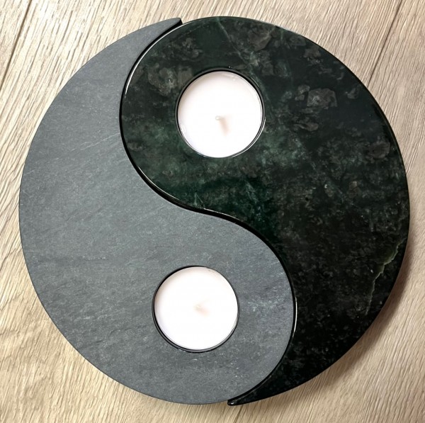 YinYang Teelicht