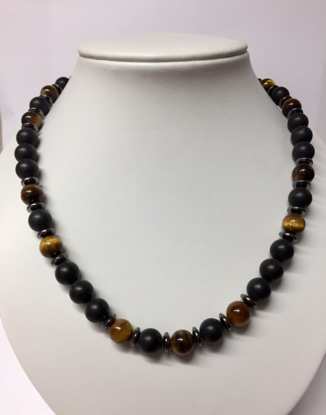 Kette aus Onyx